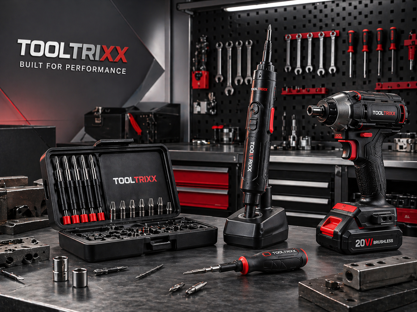 Tooltrixx precision tool kits and electric screwdrivers